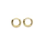 Aros en Plata de Ley y Baño de Oro (2mm de grosor) - Imagen 2