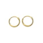 Aros en Plata de Ley y Baño de Oro (1,2mm de grosor) - Imagen 3