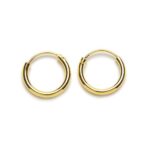 Aros en Plata de Ley y Baño de Oro (2mm de grosor) - Imagen 4
