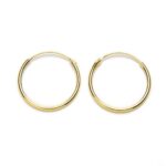 Aros en Plata de Ley y Baño de Oro (1,2mm de grosor) - Imagen 6