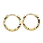 Aros en Plata de Ley y Baño de Oro (2mm de grosor) - Imagen 7