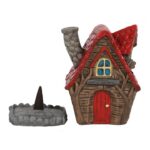 Casita tejado rojo (quemador de conos) - Imagen 2