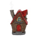 Casita tejado rojo (quemador de conos)