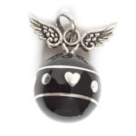 Llamador de Ángel en Plata de Ley (Corazón-15mm) - Imagen 3