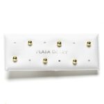 Pendientes Bolitas en Plata de Ley con Baño de Oro (Selecciona tamaño y Cantidad) - Imagen 2