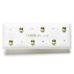 Pendientes Bolitas en Plata de Ley con Baño de Oro (Selecciona tamaño y Cantidad) - Imagen 5