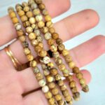 Pulsera Jaspe Madera (4mm)