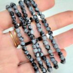 Pulsera Obsidiana Nevada (4mm)