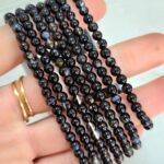 Pulsera Obsidiana Negra (4mm)