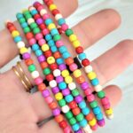 Pulsera Turquesa mix color (4mm)