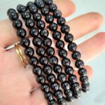 Pulsera Turmalina Negra (6mm)