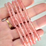 Pulsera Cuarzo Cerezo (4mm)