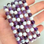 Pulsera para el Insomnio (Howlite + Amatista)