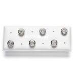 Pendientes en Plata de Ley con Circonitas (Selecciona tamaño y cantidad) - Imagen 2