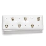 Pendientes Circonitas en Plata de Ley con baño de Oro (Selecciona tamaño y cantidad) - Imagen 3