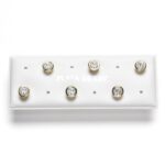 Pendientes Circonitas en Plata de Ley con baño de Oro (Selecciona tamaño y cantidad) - Imagen 4
