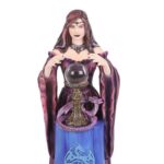 Hechicera con Bola de Cristal y Dragón "Anne Stokes" - Imagen 3