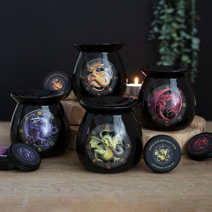 Quemador + Cera de Soja diseño Anne Stokes Quemador + Cera de Soja diseño Anne Stokes "Rueda Pagana del Año" Sabbat - Imagen 1
