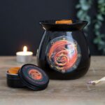 Quemador + Cera de Soja diseño Anne Stokes "Rueda Pagana del Año" Sabbat - Imagen 5