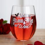 Vaso de Vino "Mi grupo sanguíneo es Vino"