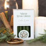 Pack 12 Velas Ritual Invierno con aroma a cedro y pino