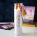 Vela de Mora con Amatista "Convierte tus sueños en realidad"