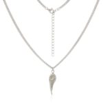 Cadena Ala de Ángel en Plata de Ley «Colección Rebel»