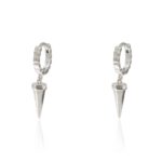 Pendientes Aro Punk en Plata de Ley