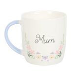 Taza para Mamá con diseño floral en tonos pastel. - Imagen 2