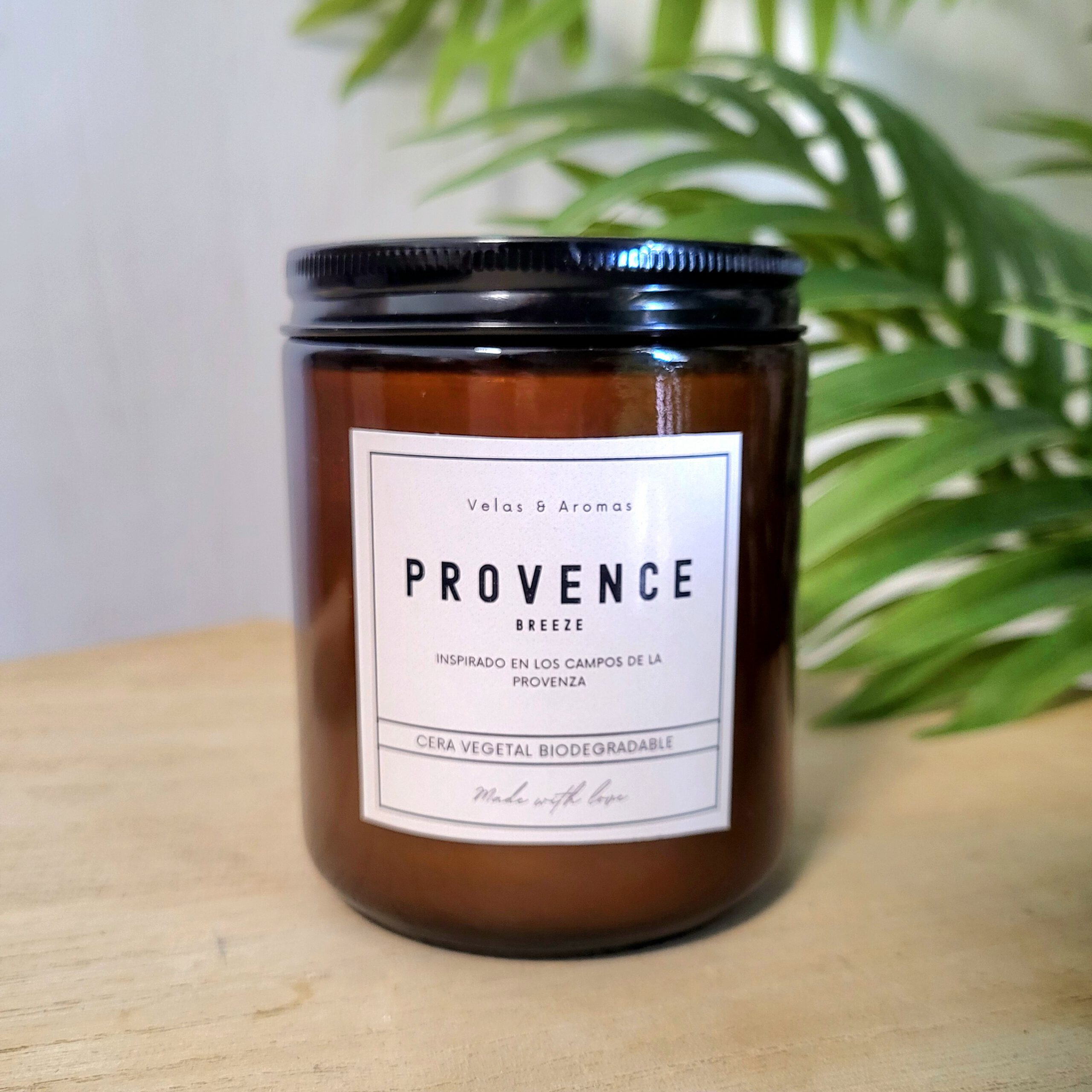 Vela de Cera Vegetal Biodegradable provence Vela Provence - Inspirada en los campos de la Provenza - Imagen 1