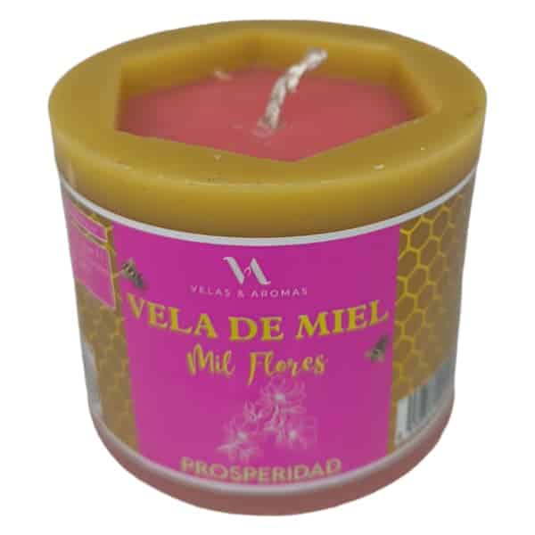 Vela-de-Miel-de-Flores-Natural-y-Ecologica Vela de Miel de Mil Flores - Imagen 1