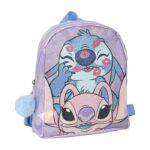 Mochila casual iridiscente Stitch fantasía (23cm)