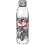 Botella transparente 980ml Marvel