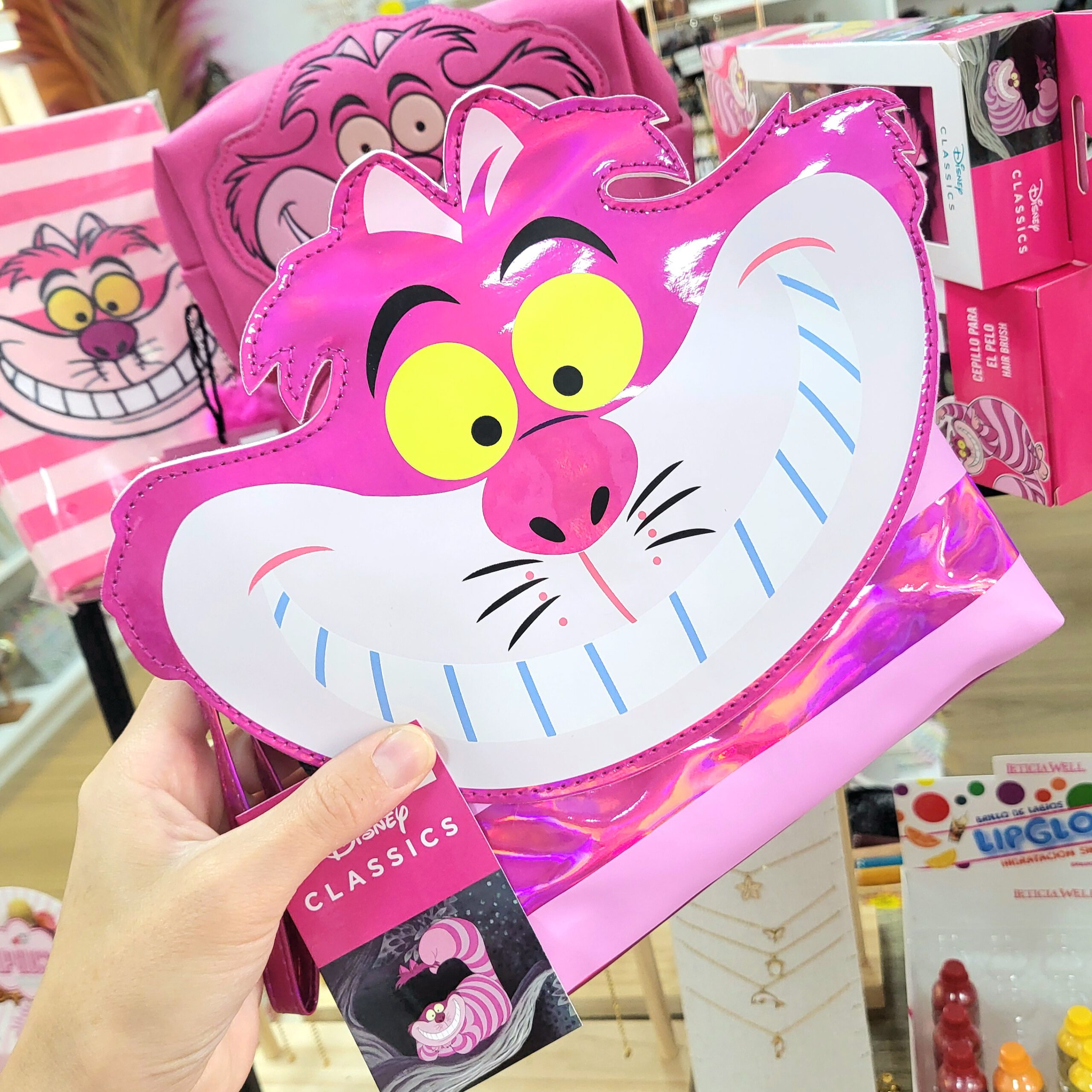 Neceser iridiscente Gato Cheshire – Alicia en el País de las Maravillas Neceser iridiscente Gato Cheshire – Alicia - Imagen 1