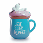 Taza Snoopy con tapa donut – 500 ml con caja a juego - Imagen 2