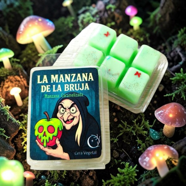 cera natural con fragancia a manzana caramelizada Melt “La Manzana de la Bruja” – Manzana Caramelizada - Imagen 1