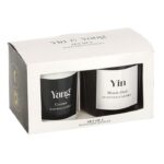 Set de 2 velas Yin & Yang – Coco y Oud Negro - Imagen 3