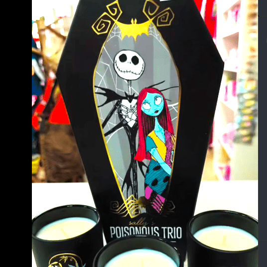 Cajita Velas “Trío Venenoso – Hecho con Miedo” Cajita Velas “Trío Venenoso – Hecho con Miedo” - Imagen 1