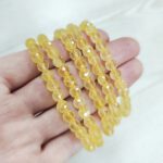 Pulseras de Citrino Natural Facetado