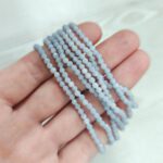 Pulsera de Aguamarina Natural Facetada
