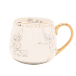Taza Disney Campanilla – Diseño Lineal con Detalles Dorados + Caja Decorativa - Imagen 4