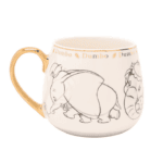 Taza Disney Dumbo – Diseño Lineal con Detalles Dorados + Caja Decorativa - Imagen 3