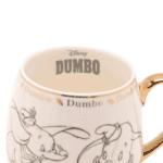 Taza Disney Dumbo – Diseño Lineal con Detalles Dorados + Caja Decorativa - Imagen 2