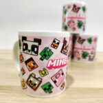 Taza Minecraft Rosa — Diseño Pixel Art - Imagen 4