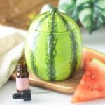 Quemador de Esencias Sandía Frutal – Cerámica Decorada con Tapa - Imagen 2