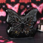 Quemador de Esencias Mariposa Negra Calada