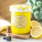 Quemador de Esencias Mermelada de Limón – Cerámica Decorada con Tapa