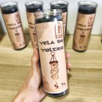 Vela de Volteo Negra Ritualizada