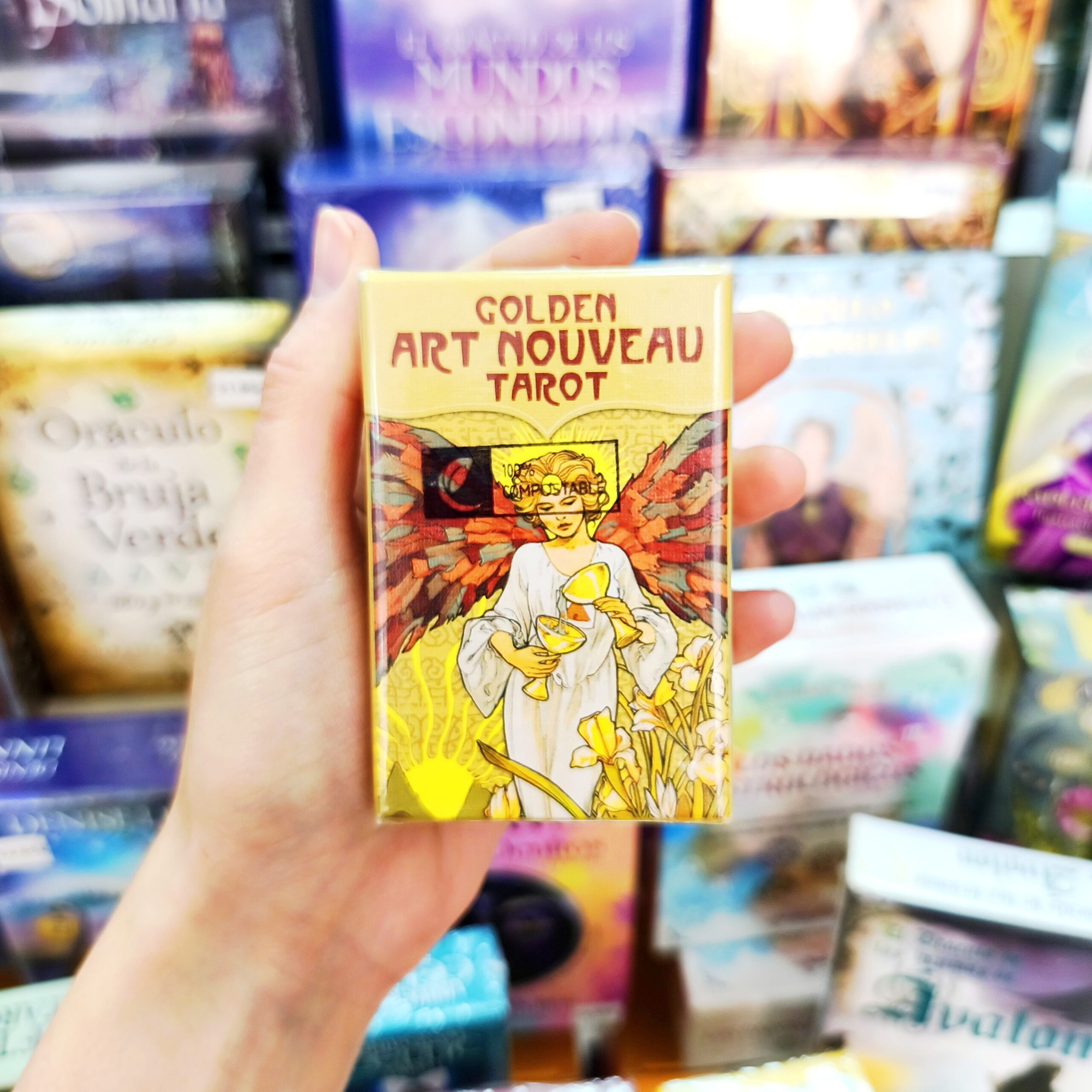 Golden Art Nouveau Tarot Mini Golden Art Nouveau Tarot Mini - Multilingüe - Imagen 1
