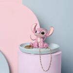 Joyero Ángel bandeja para joyas celeste | Organizador decorativo 10 cm - Imagen 2